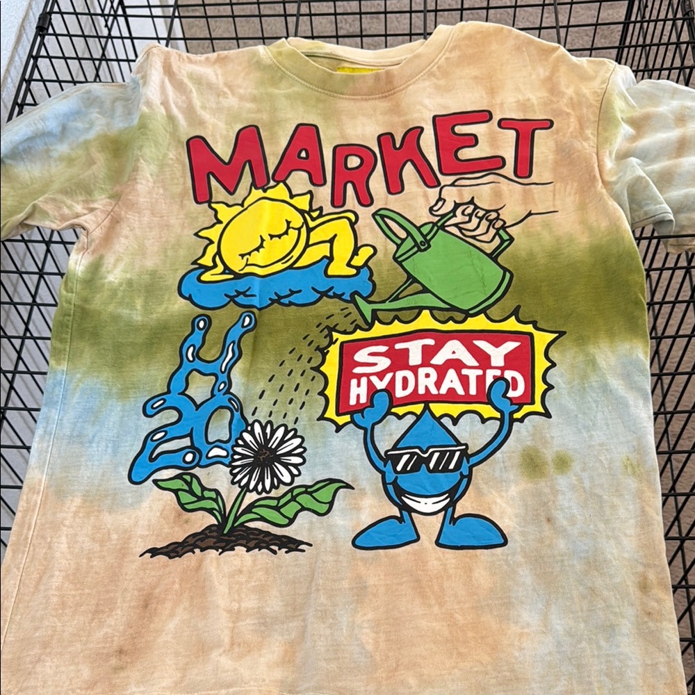 Arket Kids Tie-Dye Graphic T-Shirt
